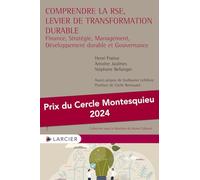 Comprendre la RSE, levier de transformation durable - Finance, Stratégie, Management, Développement durable et Gouvernance