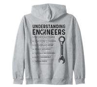 Comprendre Les ingénieurs - Ingénierie Amusante (à l'arrière) Sweat à Capuche