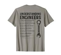 Comprendre Les ingénieurs - Ingénierie Amusante (à l'arrière) T-Shirt