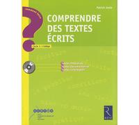 Comprendre Les Textes Écrits (1 Cd-Rom)
