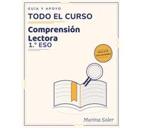 Comprensión lectora 1.º ESO - Cuaderno de Guía y Apoyo: Entender, deducir y responder con pruebas: relato, descripción, diálogo, instrucciones y noticia, con soluciones explicadas