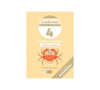 Lecturas comprensivas 4. Cuaderno de refuerzo escolar I 1º de primaria I Ejercicios de comprensión lectora. Leo sílabas trabadas. Pauta Montessori I Editorial GEU.
