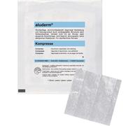 compresse aluderm® env. 7,5 × 7,5 cm, emballage individuel stérile