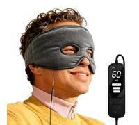 Compresse électrique chaude pour les yeux, système de compression chaude portable, enveloppe de 21,6 cm avec construction douce, protection thermique respirante, thérapeutique avec style moderne
