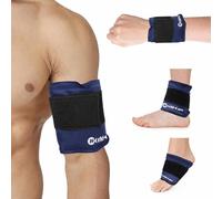 Compresse Gel Réutilisable avec Sangle - Poche de Froid & Chaleur Flexible pour Entorses, Gonflements, Arthrite et Récupération Sportive - Soulage Coude, Poignet, Bras, Pied et Cheville - 30 × 12 cm