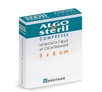 Compresse Hemostatique Et Cicatrisante 5x5cm Brothier