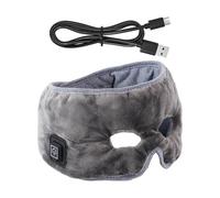 Compresse les yeux chauds, chauffage électrique, bandeau réglable à 3 niveaux avec tissu doux, compression avec design compact, système de chaleur relaxante robuste, solution confortable pour les