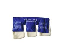 Compresse Multi Fonctionnelle Chaud et Froid avec Enveloppe Tissée - Réfrigérante - Réchauffez au Bain Marie ou Micro Ondes - Maxi Confort - Réutilisable - Tri Section - Hot and Cold