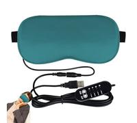 Compresse oculaire électrique chaude - Matériau chauffant doux pour la peau et durable - Température réglable - Utilisation confortable - Coussin chauffant pour les yeux secs - Relaxation et fatigue