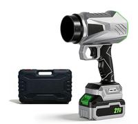 Compressed Air Duster, Turbo Jet Blower Electric Cordless Dust Blower, Adjustable Rechargeable for PC Keyboard Cleaning, Car Detailing, Home, Office and Outdoor Debris Removal (1 Case)