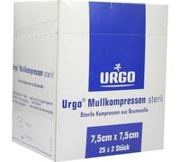 Compresses de gaze Urgo 7,5x7,5 cm stériles 25X2 pces