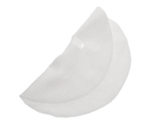 Compresses Faciales en Coton 50 Pièces, Prédécoupées, Blanches | Soins à Domicile et Traitements Énergétiques, Yeux Nez Bouche Découpés, Texture Fine