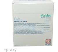 Compresses MaiMed non tissées stériles 6 plis 25 x 2 pièces 10 x 20 cm