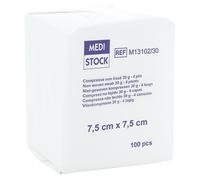 Compresses non tissées non stériles 30 g - 7.5 x 7.5 cm - 4 plis