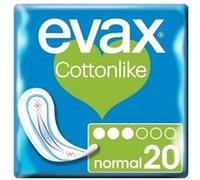 Evax Cottonlike normal pad sans ailes 20 pcs