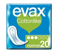Compresses Normales sans Ailes Evax Cottonlike [20 uds] 20 Unités