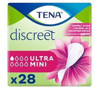 Tena Discreet Ultra Mini Protège-Slip Petites Fuites Urinaires 28 Pièces