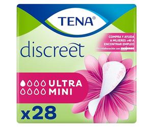 Compresses pour Incontinence Discreet Ultra Mini Tena (28 uds)
