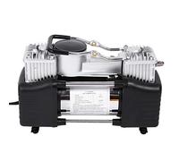 Compresseur 12V, Compresseur d'air de Voiture avec Sac de transportche Mini compresseur Voiture ¨¦lectrique Pompe Haute Performance Pompe m¨¦Tallique avec Entra?Nement Direct et Tuyau d'air de