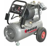 Compresseur 50L 8 bar 3,5CV 230V avec tableau de contrôle DRAKKAR - 11227