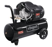Compresseur 50L SCHEPPACH HC53DC Black Edition - bicylindres 2200W