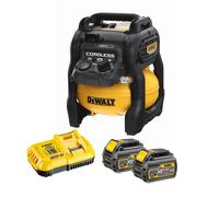 Compresseur 54V 2.0Ah DEWALT XR Flexvolt - 10L - 2 Batteries + chargeur - DCC1054T2