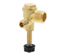 Compresseur à 4 Voies Clapet Anti Retour, Accessoire | Alliage de Zinc Hpb59-1, Remplacement Quotidien, Bords Arrondis Polis, Usage sur Réservoirs D'air