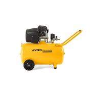 Compresseur à air 100L 10Bar 3CV 2200W Bi-cylindre 145 Psi, sur roues Ateliers et Chantiers
