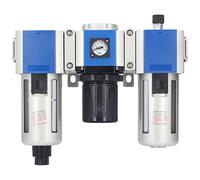 Compresseur à Air, 3 Étages avec Régulateur de Pression et Lubrificateur, Filtre d'Air 160CC - Pression Stable, Faible Bruit, Kit Complet pour Aérographe et Modelisme