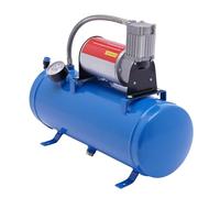 Compresseur à Air DC 12V 6L Gonfleur Pneus Voiture 150psi avec 3.8m Tuyau Mini Compresseur pour Pneus Voiture, Moteurs Automobiles, Vélos, Ballons, Jouets, Bateaux, Klaxons D'air