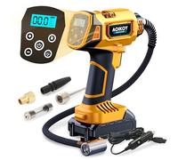 Compresseur à Air Portable pour Batterie Dewalt 20V Li-Ion, Gonfleur Pneus Voiture, Moto, Vélo, SUV, RV, Pompe à Air Numérique avec Écran LED et Fonction d'Arrêt Automatique - Sans Batterie