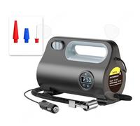 Compresseur à air portatif 20x9x14cm 150PSI 22L/min LCD écran gonfleur pneus voiture avec LED éclairage pompe à air électrique