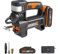 Compresseur à Air Portatif WORX WX092 20V - Gonfleur Pneus Voiture avec LED & SOS