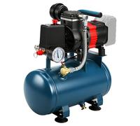 Compresseur à Air Silencieux 6 L Réservoir Compatible avec batterie Makita 18 V, Compresseur d'Air Sans Huile, Pression 8 bars 65 dB pour Réparation Automobile, Réducteur de pression (sans batterie)