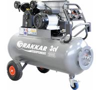 Compresseur à courroie 200L 9 bar 3CV tête en V 230V avec tableau de contrôle DRAKKAR - 11274