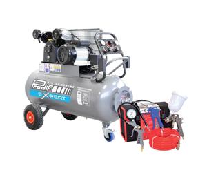 Compresseur à piston 150l 3CV 9bar + kit 7 accessoires PRODIF TRE2214030MG