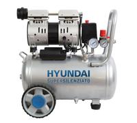 Compresseur à sec Hyundai silencieux 59 dB de 24 litres