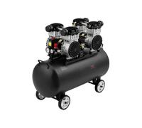 Compresseur Air Compact Portable Sans Huile Réservoir 75 L 90 PSI 2,65 kW