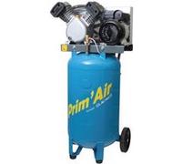 Compresseur air LACME vertical bicylindre - VVM 21/100 21m3/h 100L 3 CV monophasé 10 bar - 122250