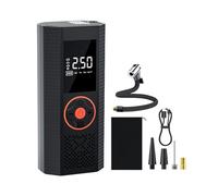 Compresseur Air Portable - 150PSI Pompe Rechargeable Compacte, Station Inflation Multifonction, Dispositif Pression Électrique With Manomètre Intelligent Lumière Intégrée Batterie Longue Durée | Assis