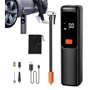 Compresseur Air Voiture - Gonfleur Pneu Portable, Pompe Électrique Haute Pression Silencieuse Précise | Mini Compresseur Automobile Pour Camion Moto Vélo Ballon Matelas Gonflable Scooter Picku