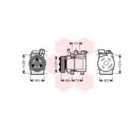 Compresseur Airco Pour Hyundai H1 Depuis 2008 Version 2.5 Crdi (Bus)