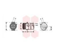 Compresseur Airco Pour Opel Astra H De 2004 À 2010 Version 1.7 Cdti Delphi