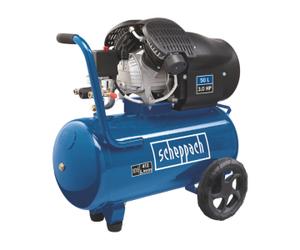 Compresseur bicylindre 8 bars avec cuve 50L 2200W HC52DC SCHEPPACH - Réf. 5906101901