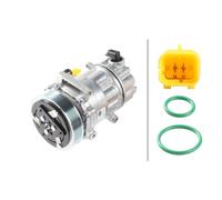 Compresseur Climatisation 12 V Ø 119 mm HELLA Thermo-Expertise Pour Peugeot 308