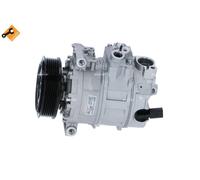 Compresseur Climatisation Avec Keilrippenriemenscheibe 110mm NRF pour Audi ,