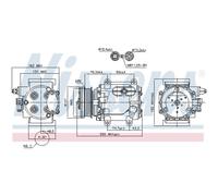 Compresseur Climatisation Climacompresseur Compatible Pour Jaguar S-Type X200