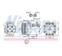 Compresseur Climatisation Climatique Compatible Pour Ford Fiesta VI Mazda 2 DE