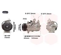 VAN WEZEL 2701K702 Compresseur de clim