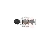 Compresseur Climatisation Climocompresseur Compatible Pour Mazda 2 DE DH 3 DE